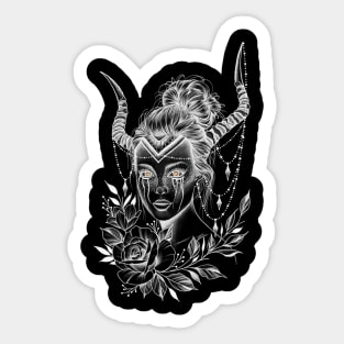 Aries girl Sticker